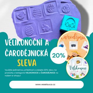 🌸🐣 VELIKONOČNÍ A ČARODĚJNICKÁ SLEVA 20%! 🐰✨ Využijte jedinečnou příležitost a získejte 20% slevu na produkty z kategorie...