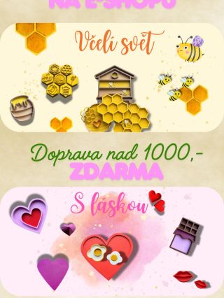 Novinky, které pohladí po duši i potěší malé ručičky! Kolekce S láskou a Včelí svět právě na e-shopu: plné tvarů, textur,...